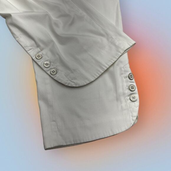 WHBM Women’s 8 White SLIM CAPRI Pant - Picture 3 of 5